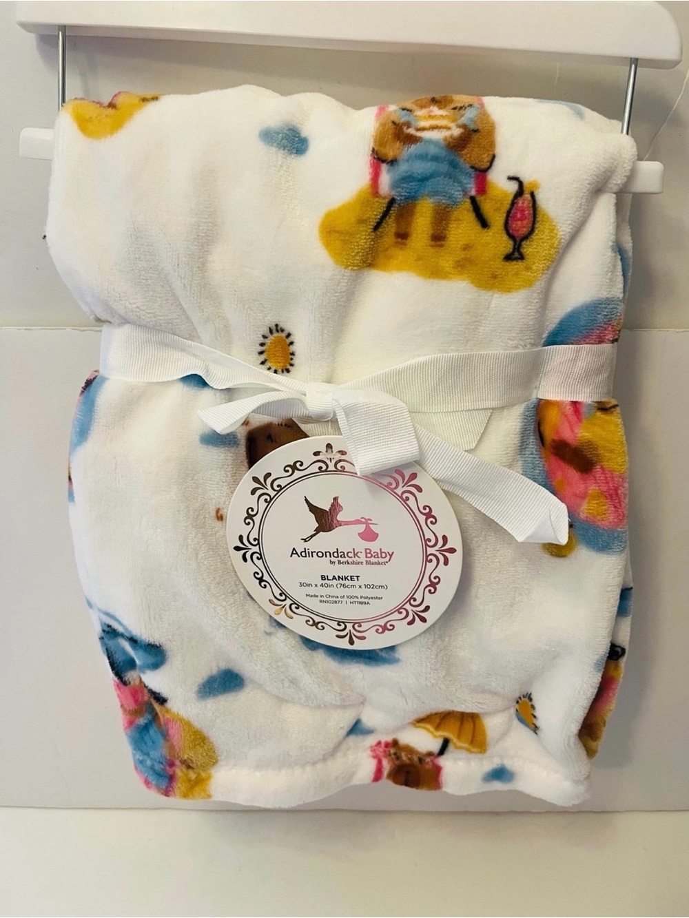 Adirondack Baby by Berkshire Baby Blanket Capybara Beach Surfing Umbrella Duck